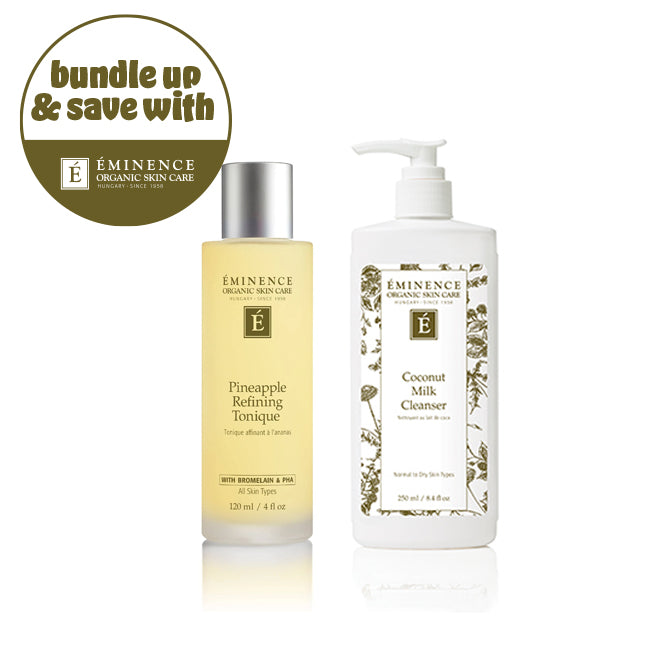 Coconut Milk Cleanser + Pineapple Exfoliating Toner