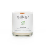 Milk Jar Candle - Bohemia "Lemongrass, Lavender & Sage"