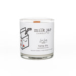 Milk Jar Candle - Hang Dry "Watermelon & Mint"