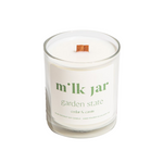 Milk Jar Candle - Garden State "Cedar & Cassis"