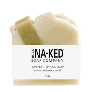 Buck Naked Juniper + Spruce Soap