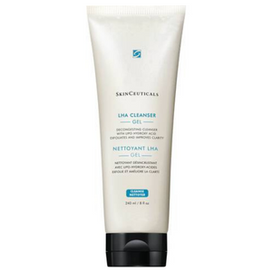 The LHA Cleanser Gel is a face wash that exfoliates pores while smoothing and brightening skin