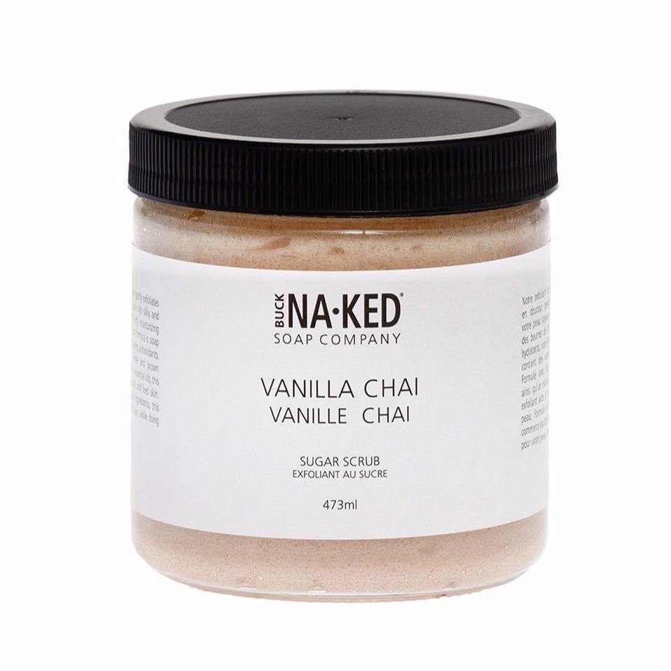 Buck Naked Vanilla Chai Sugar Scrub - Spirit Spa Shop